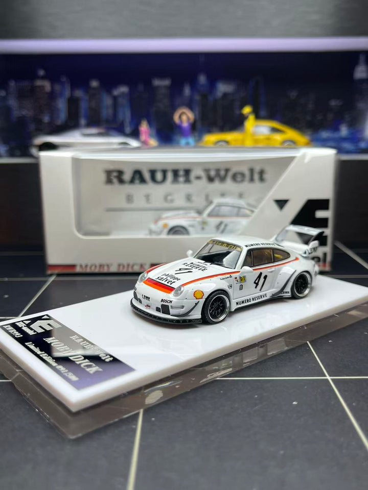 XKE 1:64 Porsche RWB993 - White 