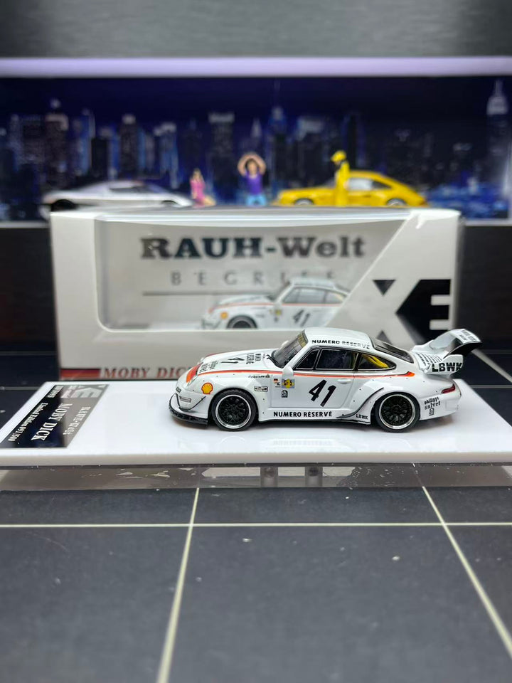 XKE 1:64 Porsche RWB993 - White 