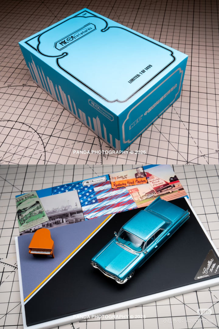 MK Miniatures 1:64 Cadillac DeVille Blue