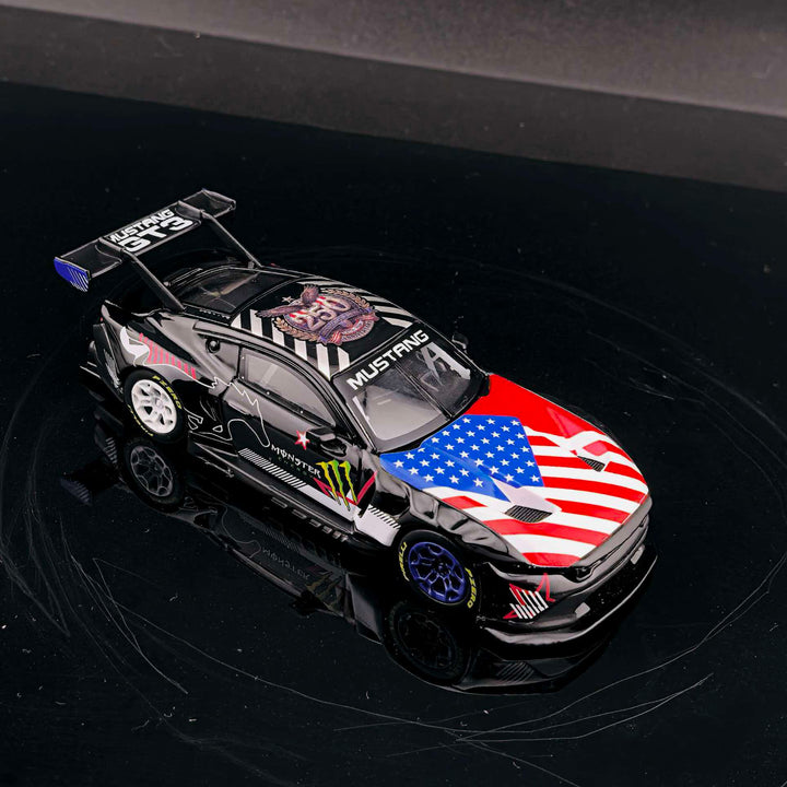 [Preorder] GT model 1:64 Mustang GT3 Black Monster