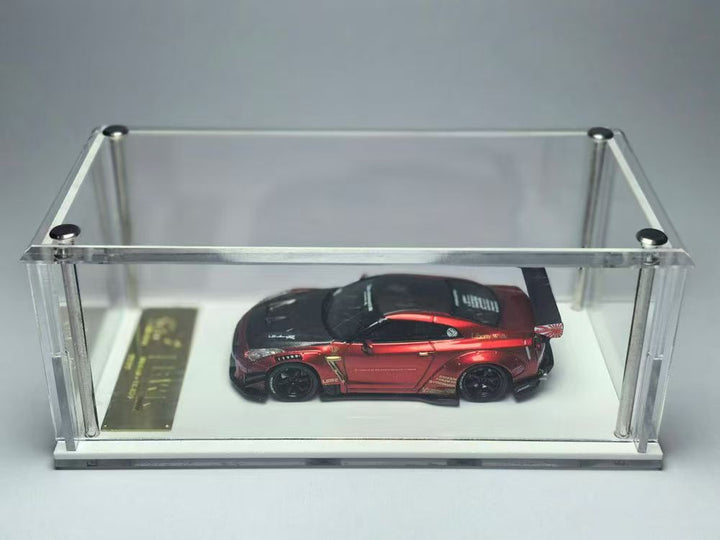 MYC Model 1:64 LB WORKS GTR R35 Type2.0 Widebody Metallic Red Carbon livery MYC640005
