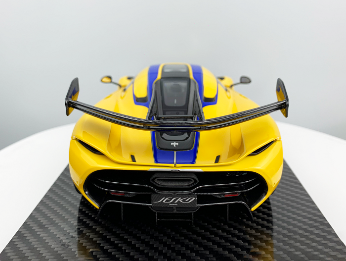 [Preorder] Frontiart 1:18 Koenigsegg Jesko 7336 Swedish Flag Yellow resin