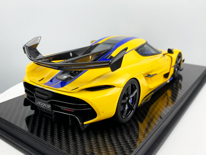 [Preorder] Frontiart 1:18 Koenigsegg Jesko 7336 Swedish Flag Yellow resin