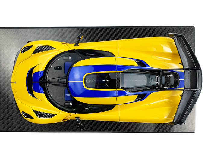 [Preorder] Frontiart 1:18 Koenigsegg Jesko 7336 Swedish Flag Yellow resin