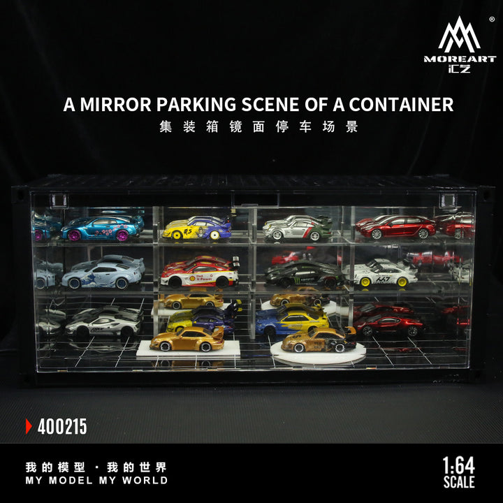[Preorder] MoreArt 1:64 MIRROR PARKING SCENE OF A CONTAINER MO400215