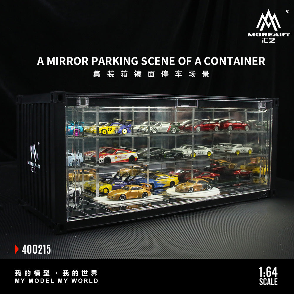 [Preorder] MoreArt 1:64 MIRROR PARKING SCENE OF A CONTAINER MO400215
