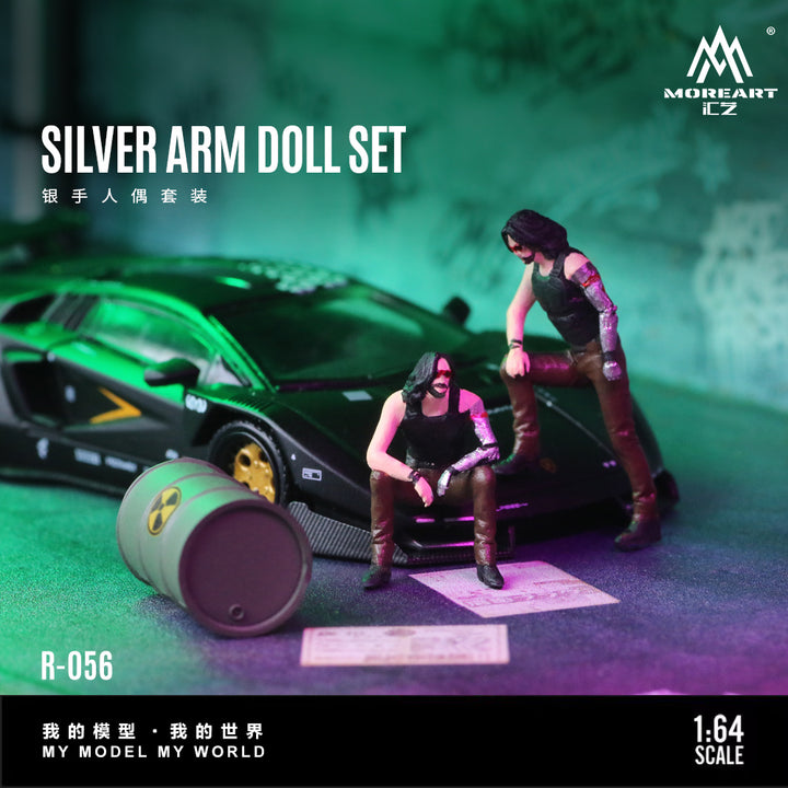 [Preorder] MoreArt 1:64 SILVER ARM DOLL SET MO223056
