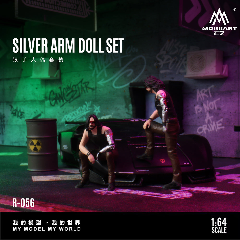[Preorder] MoreArt 1:64 SILVER ARM DOLL SET MO223056