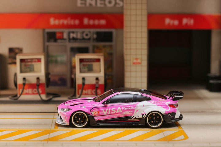 [Preorder] Street Weapon 1:64 BMW G82 M4 Pink Bull Livery