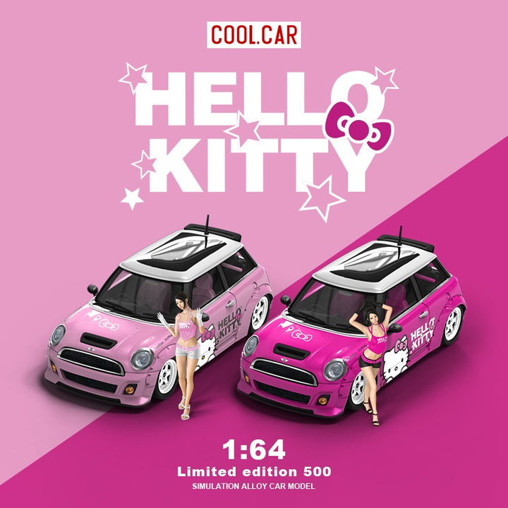 Cool Car 1:64 Mini Cooper Hello Kitty (3 Variants)