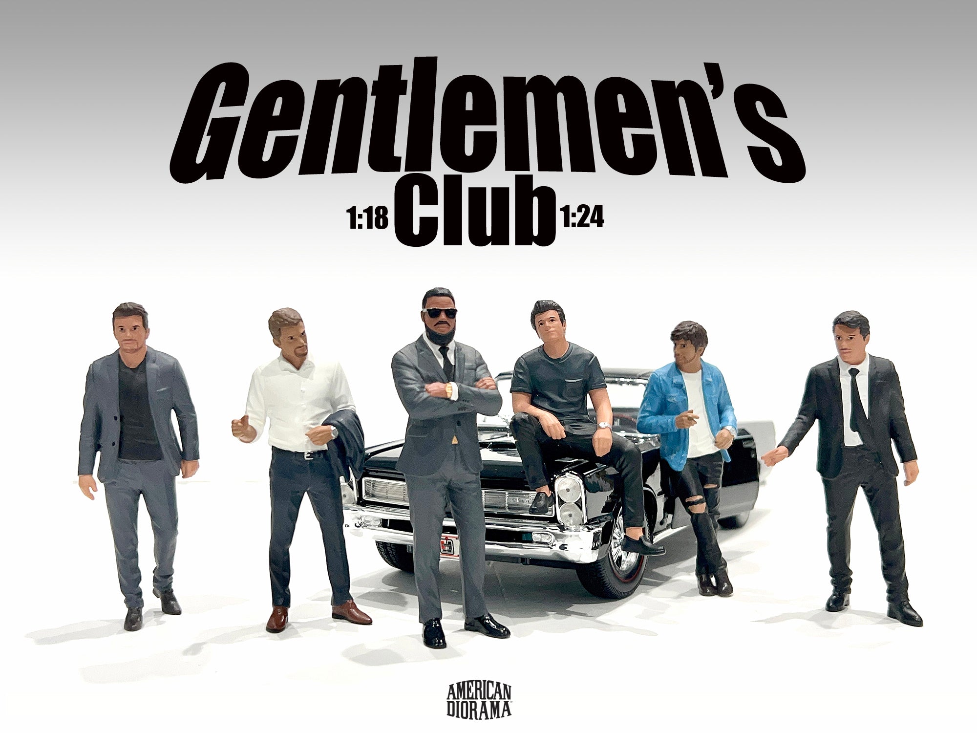 American Diorama 1:18 Gentlemen‘s Club Resin Figures(6 Variants ...