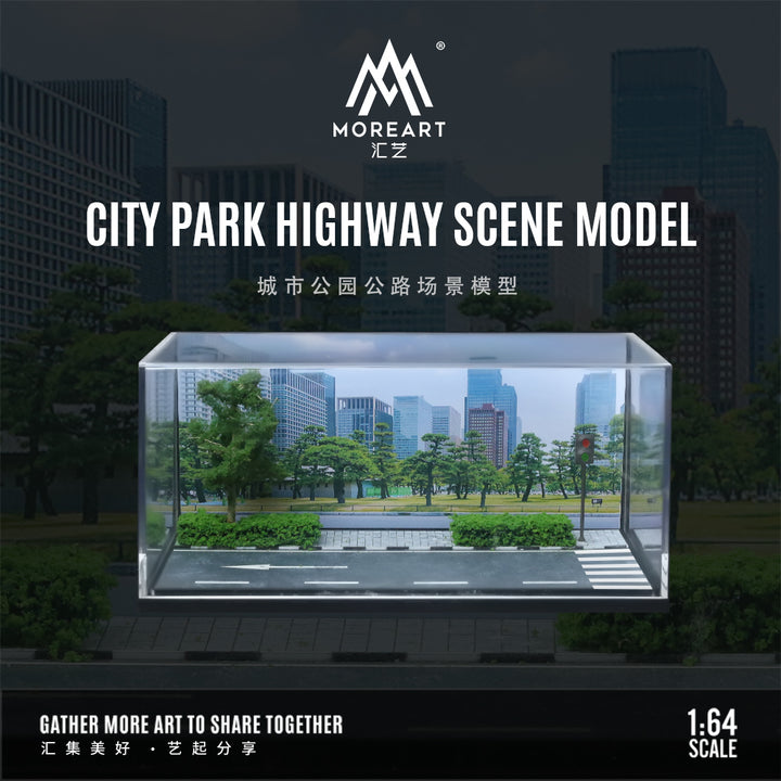 [Preorder] MoreArt 1:64 CITY PARK HIGHWAY SCENE MODEL