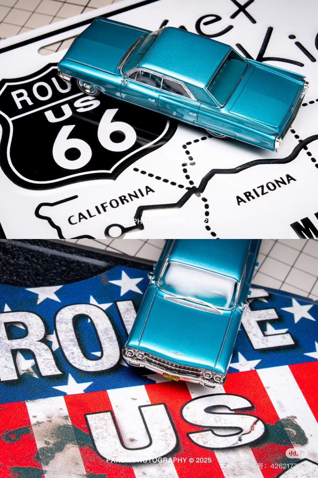 MK Miniatures 1:64 Cadillac DeVille Blue