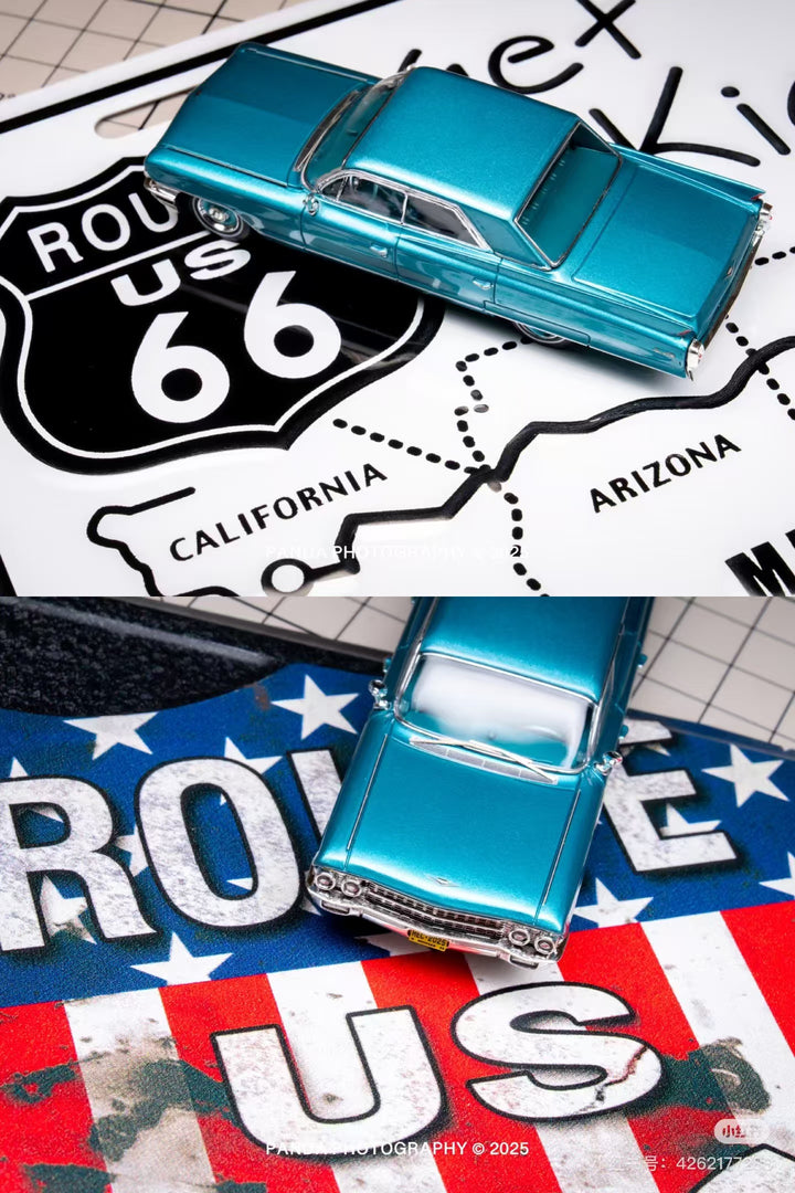MK Miniatures 1:64 Cadillac DeVille Blue