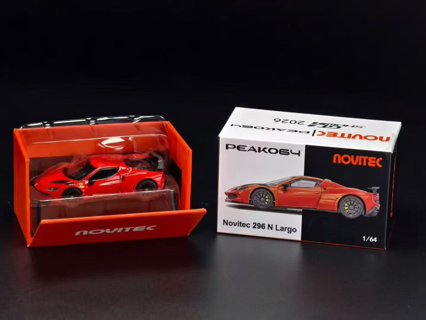 Preorder] Peako 1:64 Ferrari Novitec. 296 N largo (2 Colours