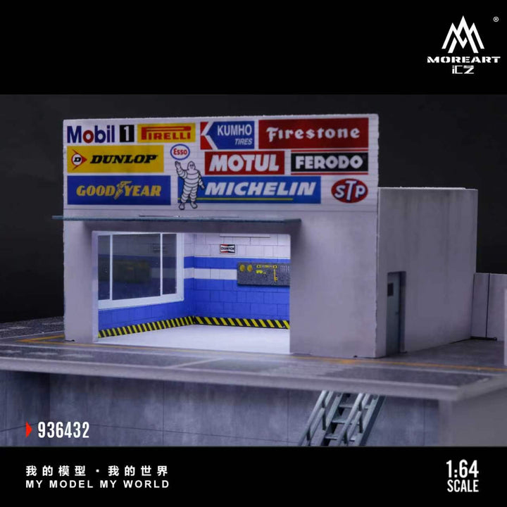 [Preorder] MoreArt 1:64 SCENE OF UNDERGROUND PARKING LOT AND ABOVE-GROUND MAINTENANCE ROOM MO936432