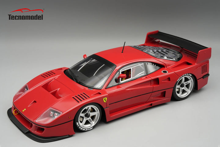 [Preorder] Tecnomodel 1:18 Ferrari F40 LM 1996 Press Version   Open Rear Trunk & Engine Part Closes w/ Magnetic System Limited Edition TM18-429E