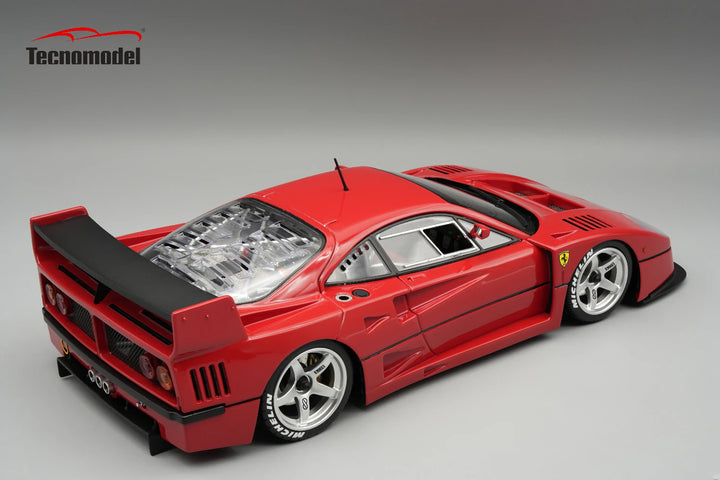 [Preorder] Tecnomodel 1:18 Ferrari F40 LM 1996 Press Version   Open Rear Trunk & Engine Part Closes w/ Magnetic System Limited Edition TM18-429E