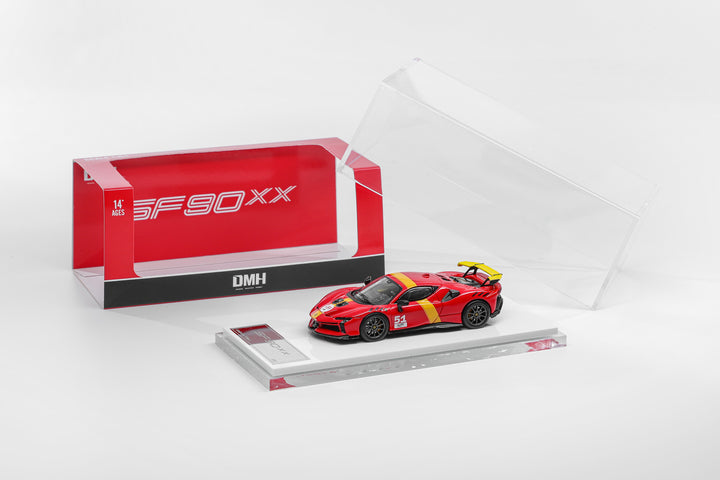 [Preorder] DMH 1:64 Ferrari Supercar SF90 XX Stradale Coupe Le Mans3 Racing Edition (3 Versions)