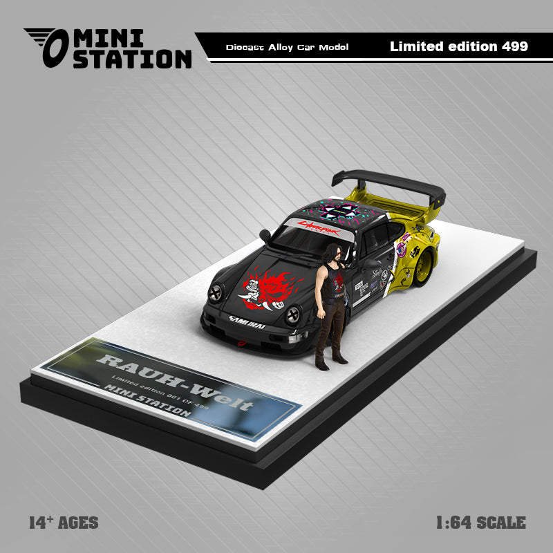 [Preorder] Mini Station 1:64 Porsche RWB 964 SAMURAI 2077