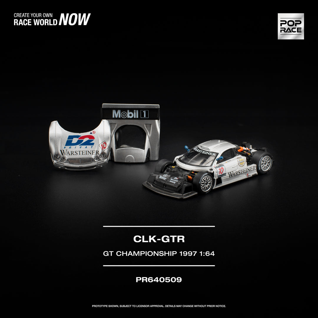 [Preorder] POPRACE 1:64 MERCEDES-BENZ AMG CLK GTR - FIA GT CHAMPIONSHIP 1997 PR640509