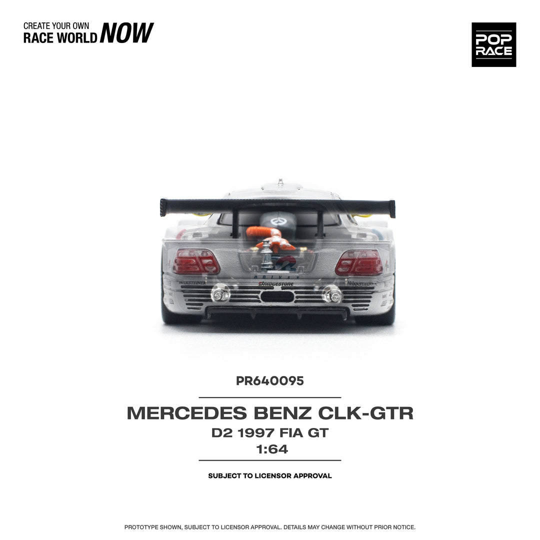 [Preorder] POPRACE 1:64 MERCEDES-BENZ CLK AMG GTR 1997 FIA GT D2 PRIVAT