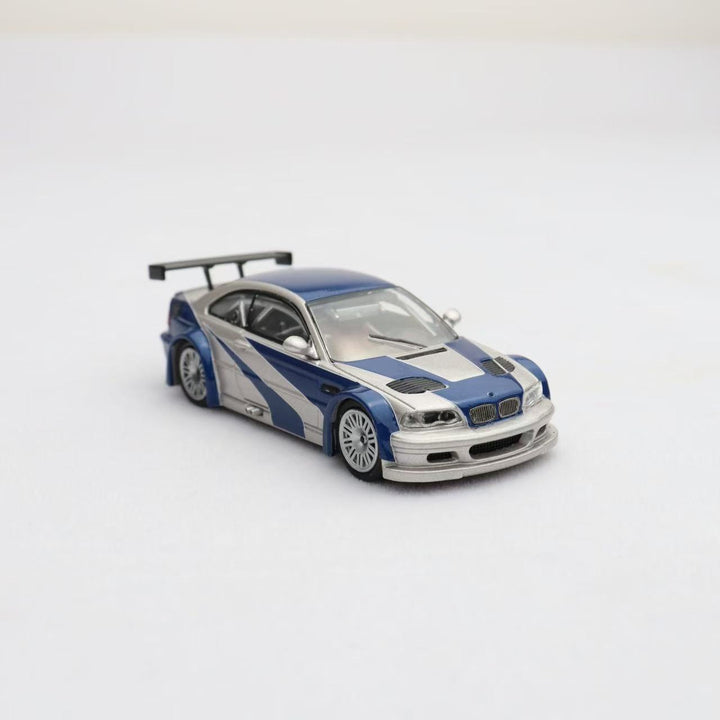 [Preorder] DCM 1:64 BMW E46 - White and Blue Livery