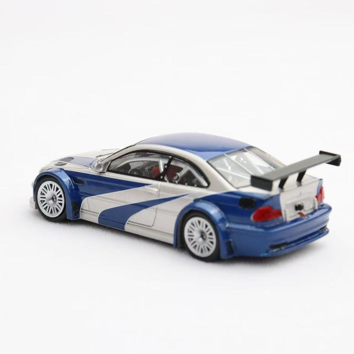 [Preorder] DCM 1:64 BMW E46 - White and Blue Livery