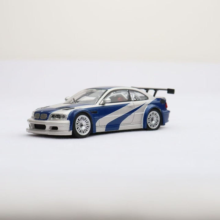 [Preorder] DCM 1:64 BMW E46 - White and Blue Livery