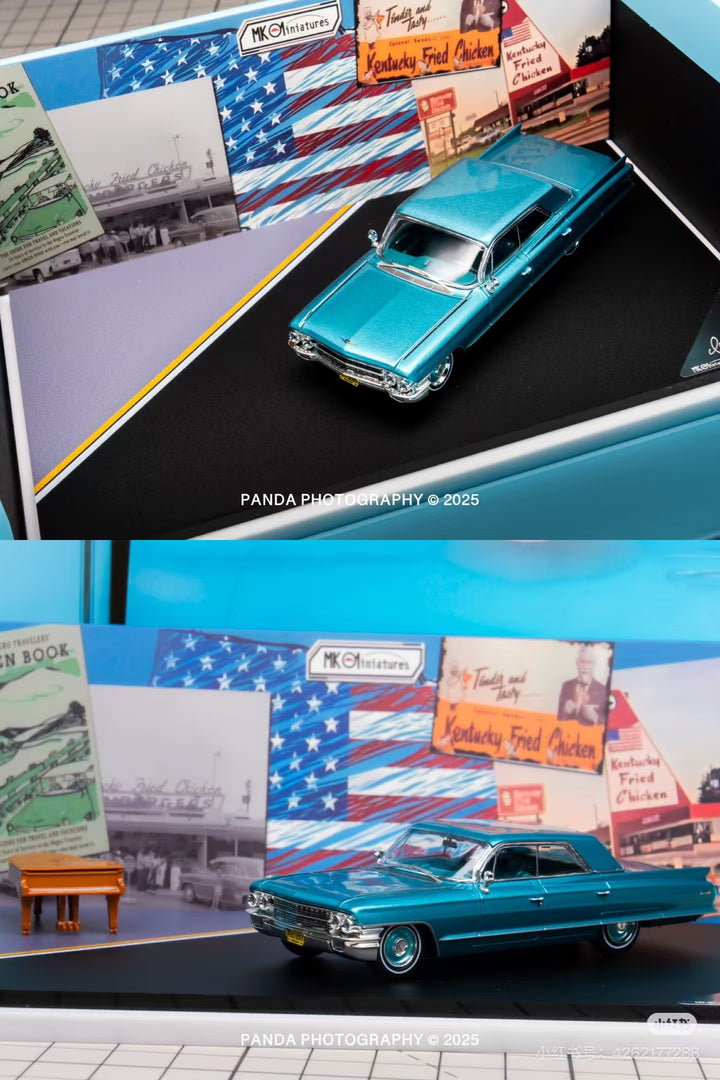 MK Miniatures 1:64 Cadillac DeVille Blue