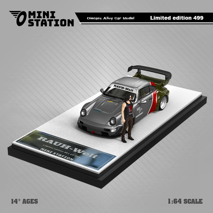 [Preorder] Mini Station 1:64 Porsche RWB 964 SAMURAI 2077