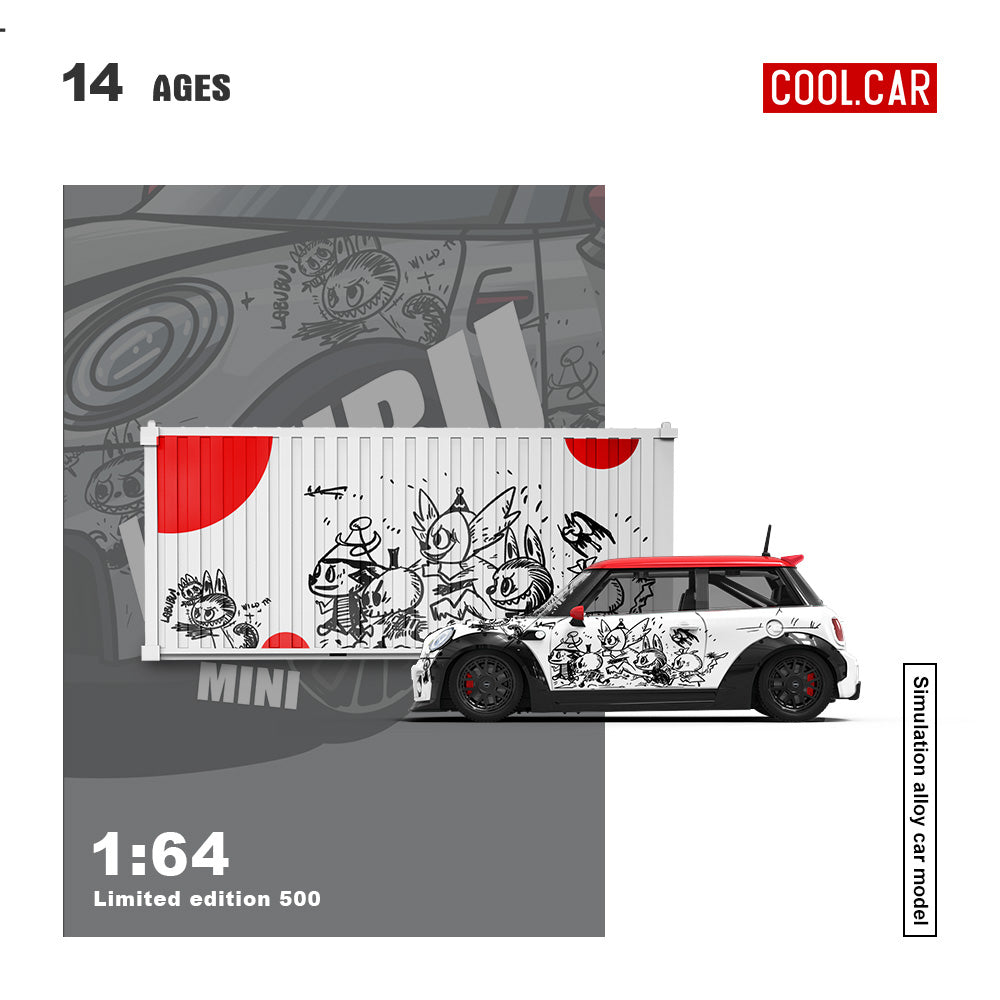 [Preorder] Cool Car 1:64 MINI COOPER LUBUBU Livery (3 Versions) CC643641
