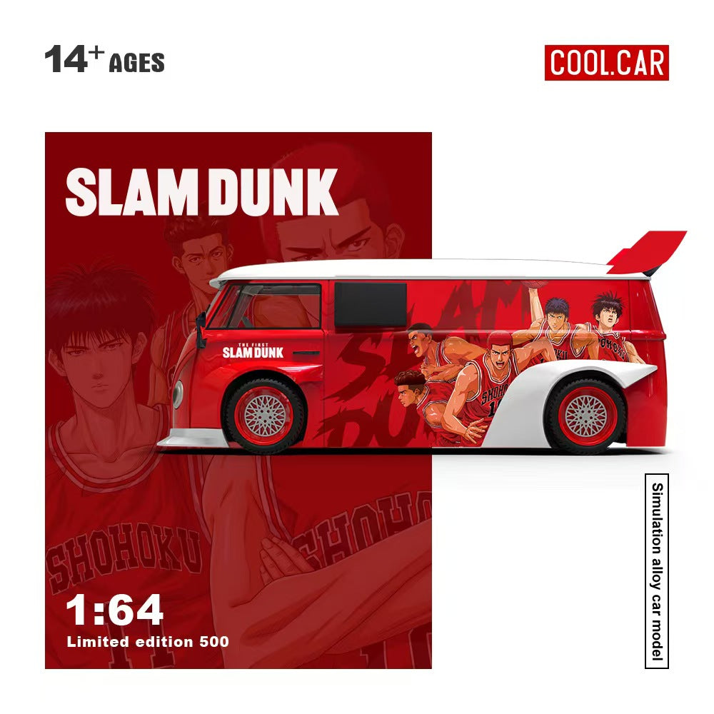 [Preorder] Cool Car 1:64 Volkswagen T1 - Slam Dunk Livery (2 Versions)