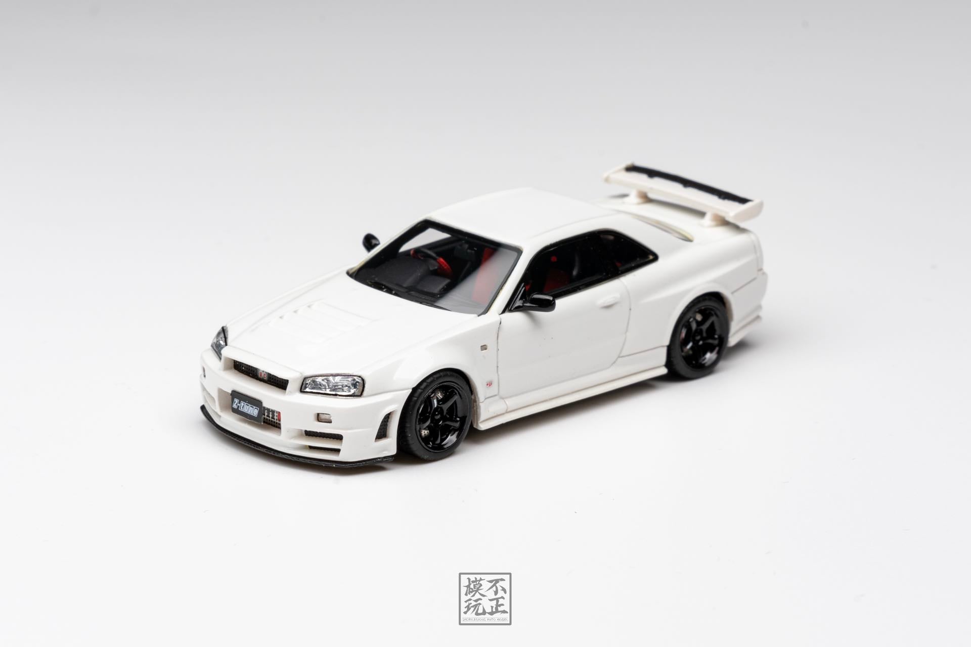 カーネル 1/64 NISMO R34 GT-R Z-tune ホワイト Car's Lounge 1:64 Nissan Skyline GT-R R34 NISMO Z-TUNE (6 Colours