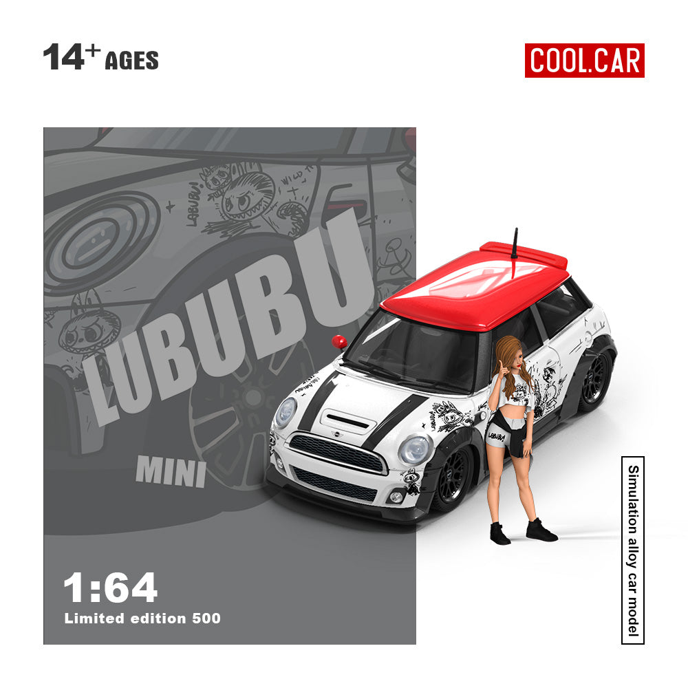 Cool Car 1:64 MINI COOPER LUBUBU Livery (3 Versions) CC643641