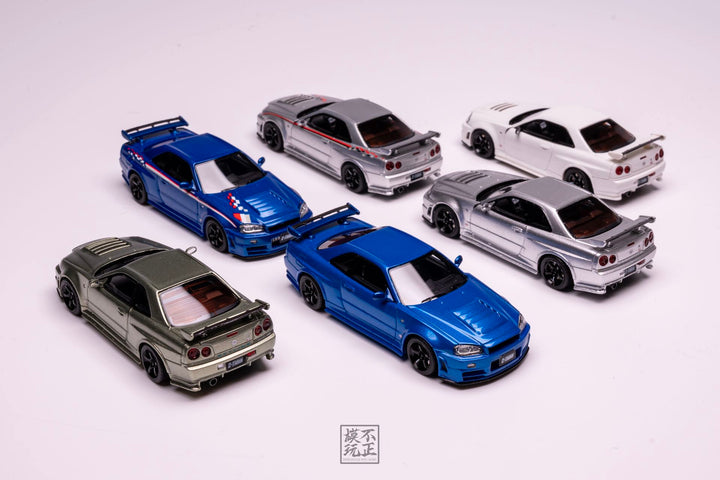 [Preorder] Car's Lounge 1:64 Nissan Skyline GT-R R34 NISMO Z-TUNE (6 Colours)