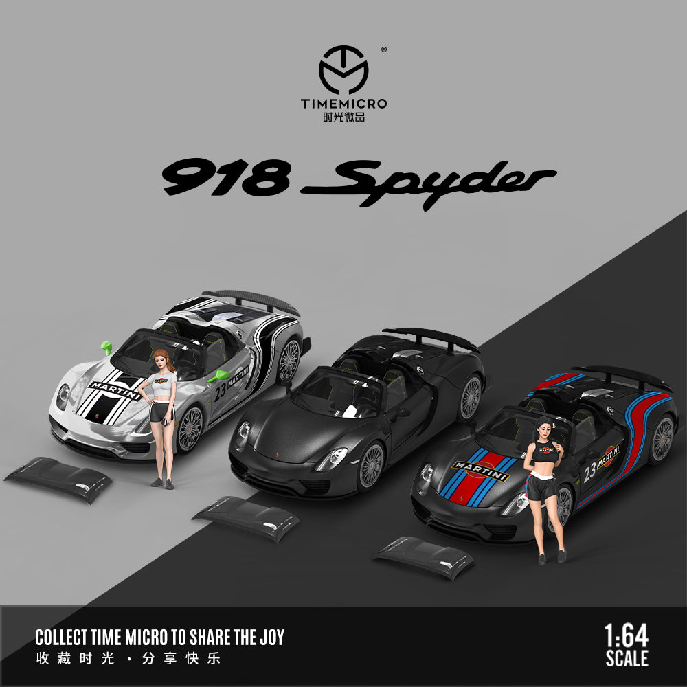 [Preorder] TimeMicro 1:64 Porsche 918 Spyder Martini (5 Varient)
