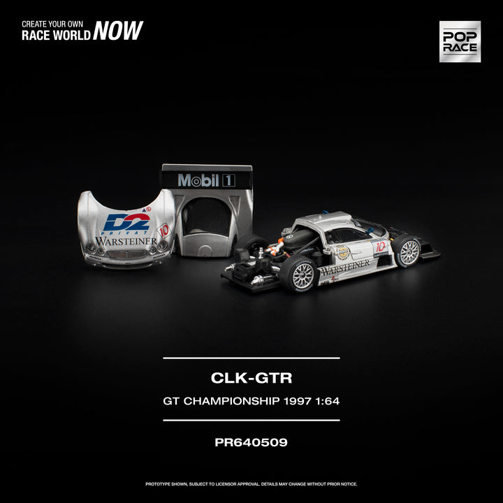 [Preorder] POPRACE 1:64 MERCEDES-BENZ AMG CLK GTR - FIA GT CHAMPIONSHIP 1997 PR640509