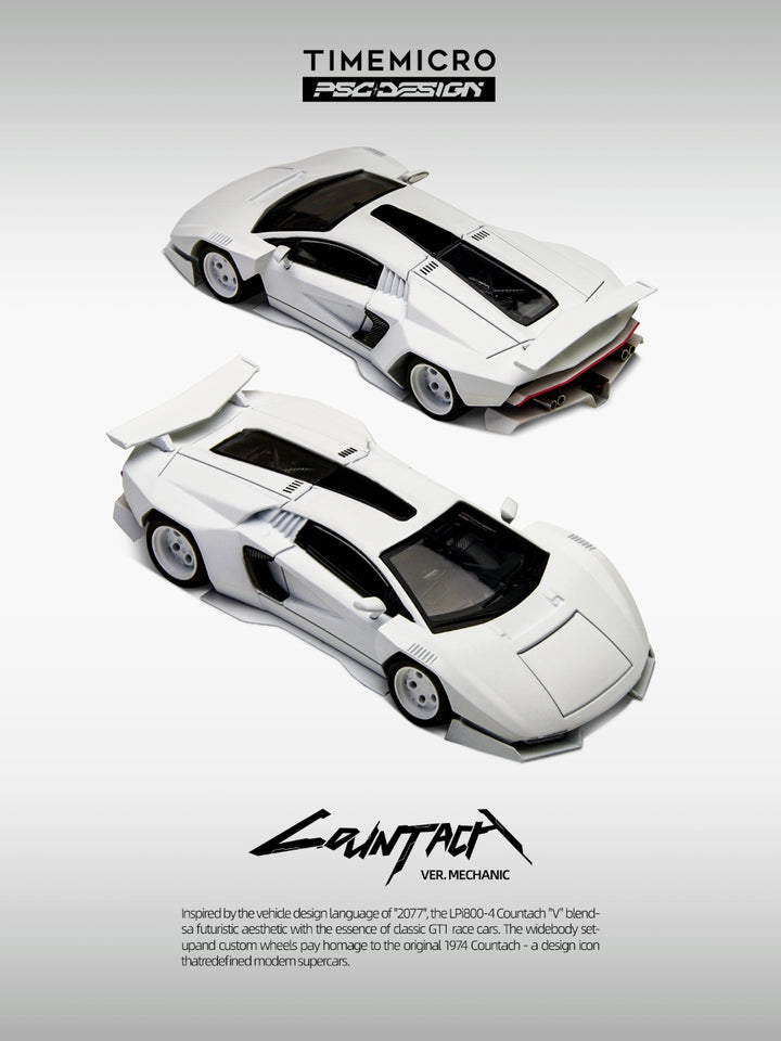 [Preorder] TimeMicro X PSC DESIGN 1:64 Lamborghini Countach “V” Ver. Mechanic TM647702