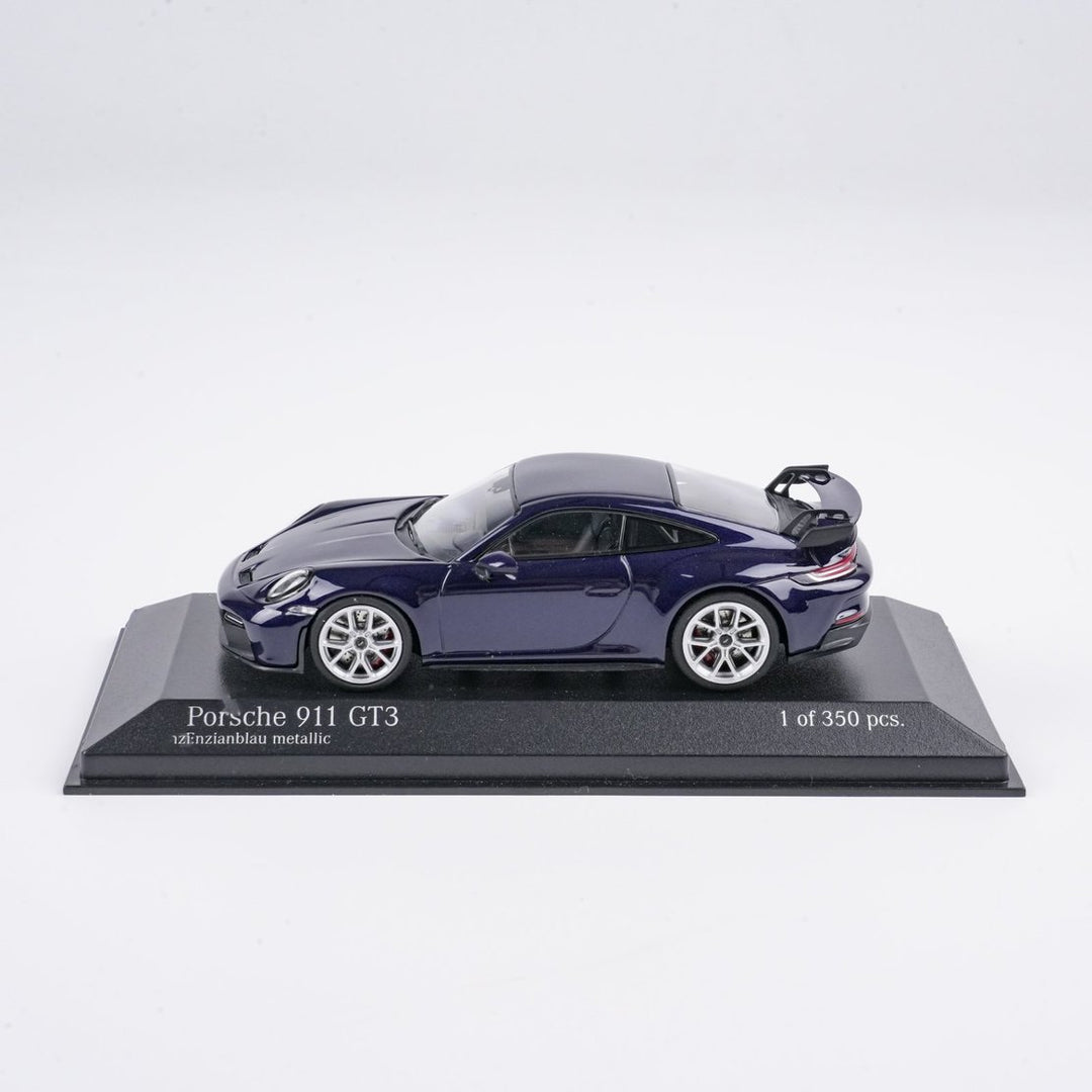MINICHAMPS 1:43 PORSCHE 911(992) GT3 2021- BLUE METALLIC  410069208