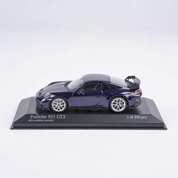 MINICHAMPS 1:43 PORSCHE 911(992) GT3 2021- BLUE METALLIC  410069208