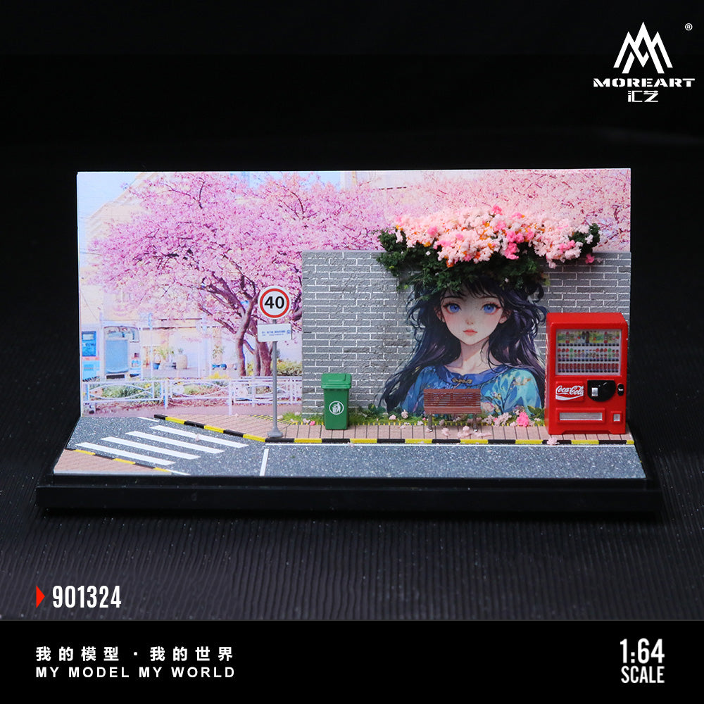 [Preorder] MoreArt 1:64 SCENE OF A POPULAR CHECK-IN WALL MO901324