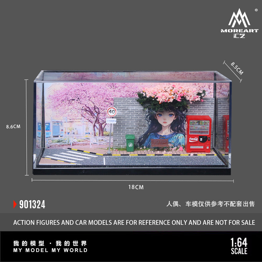 [Preorder] MoreArt 1:64 SCENE OF A POPULAR CHECK-IN WALL MO901324