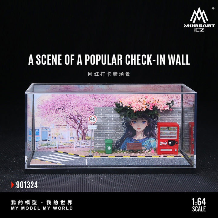 [Preorder] MoreArt 1:64 SCENE OF A POPULAR CHECK-IN WALL MO901324