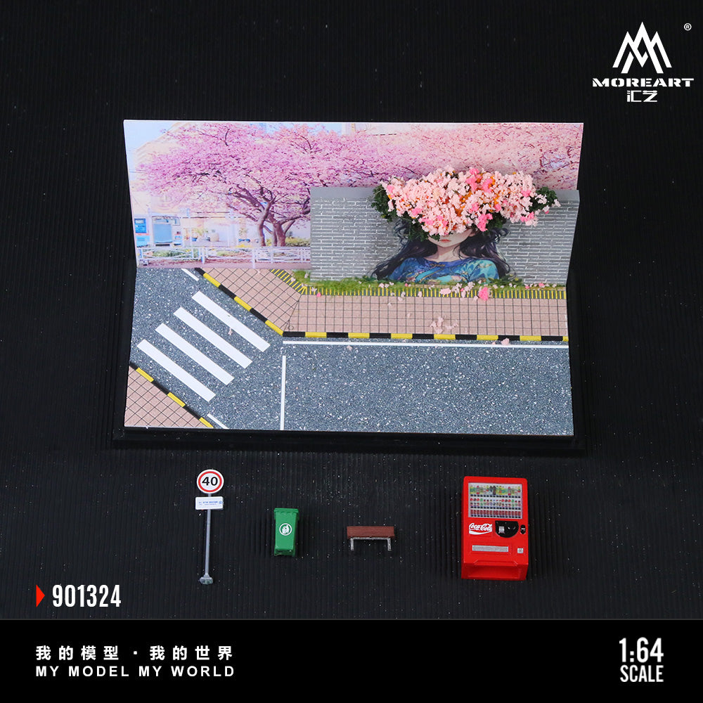 [Preorder] MoreArt 1:64 SCENE OF A POPULAR CHECK-IN WALL MO901324