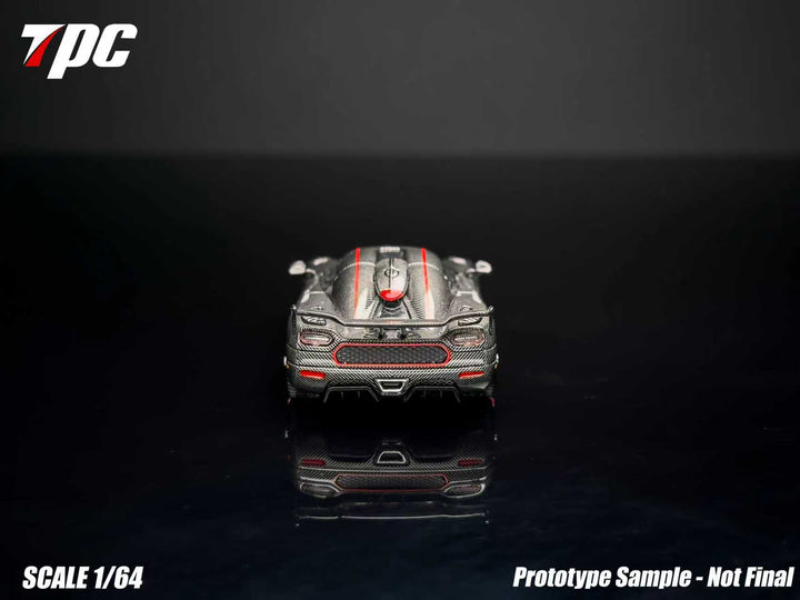 [Preorder] TPC 1:64 Koenigsegg Agera RS Carbon Fiber Red Stripe