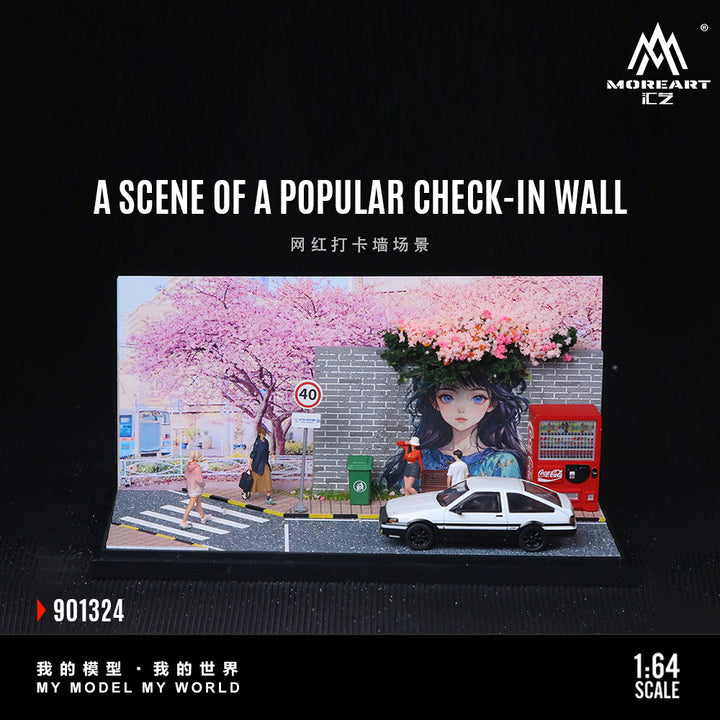 [Preorder] MoreArt 1:64 SCENE OF A POPULAR CHECK-IN WALL MO901324