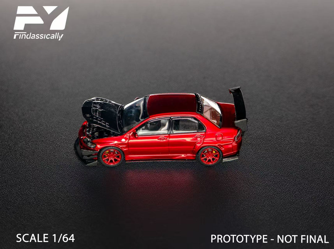 [Preorder] Findclassically 1:64 Mitsubishi 9th Generation Modified - Red (6 Versions)