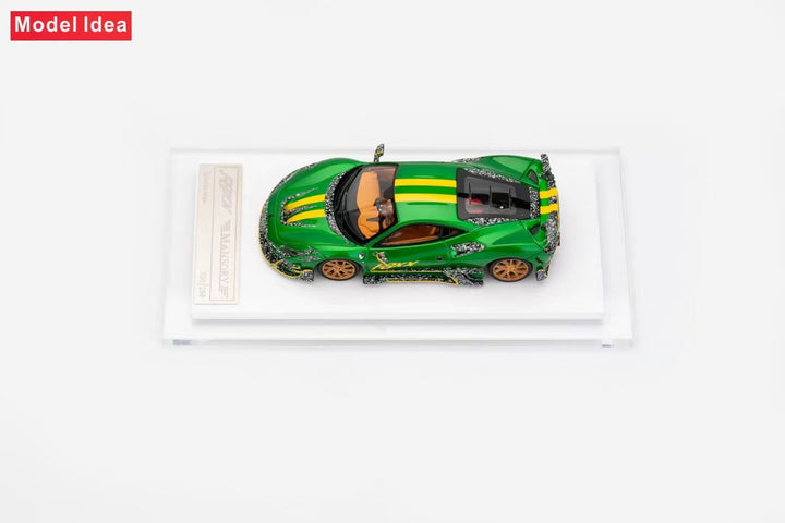 [Preorder] Model Idea 1:64 Ferrari F8 Tributo Mansory F8XX - Green