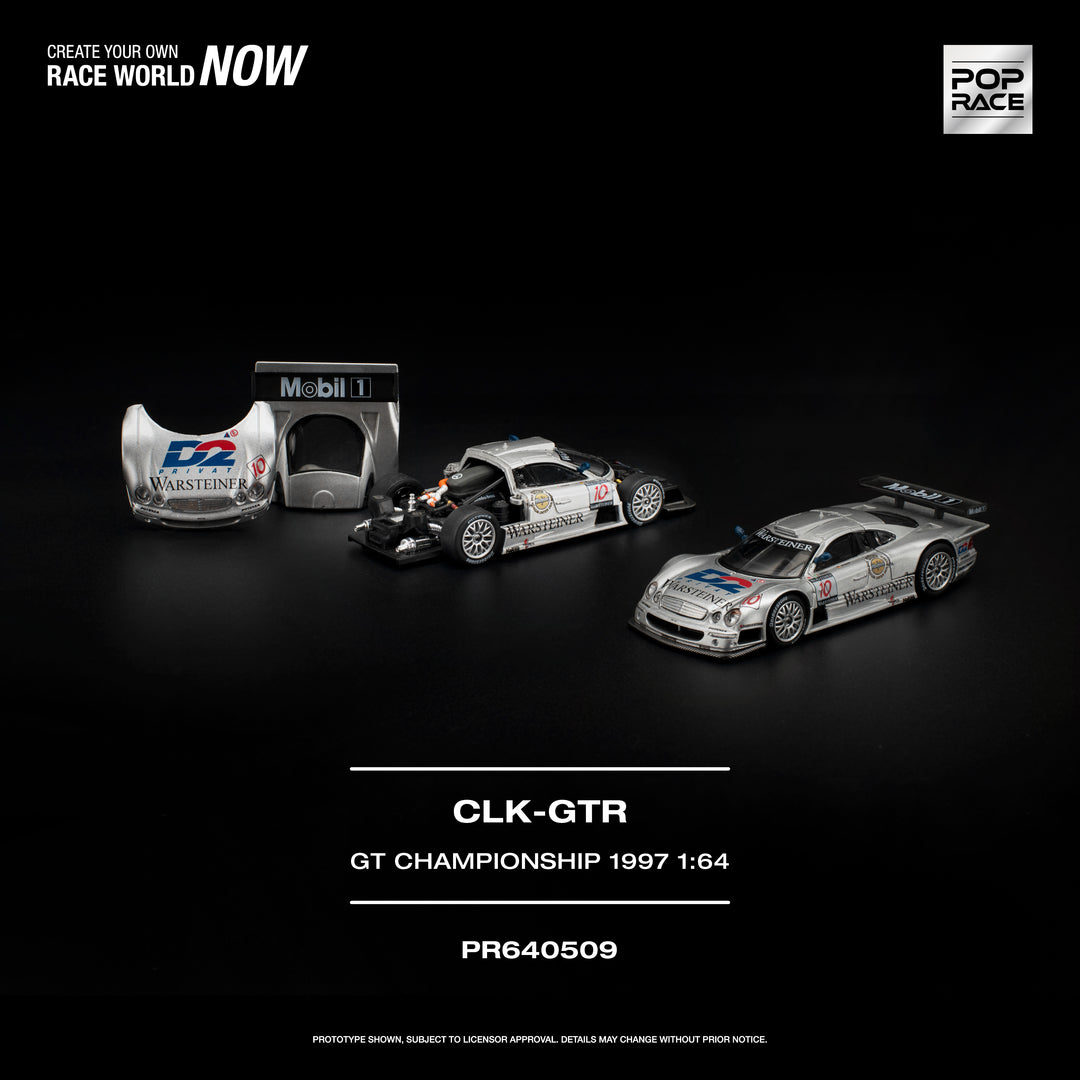 [Preorder] POPRACE 1:64 MERCEDES-BENZ AMG CLK GTR - FIA GT CHAMPIONSHIP 1997 PR640509